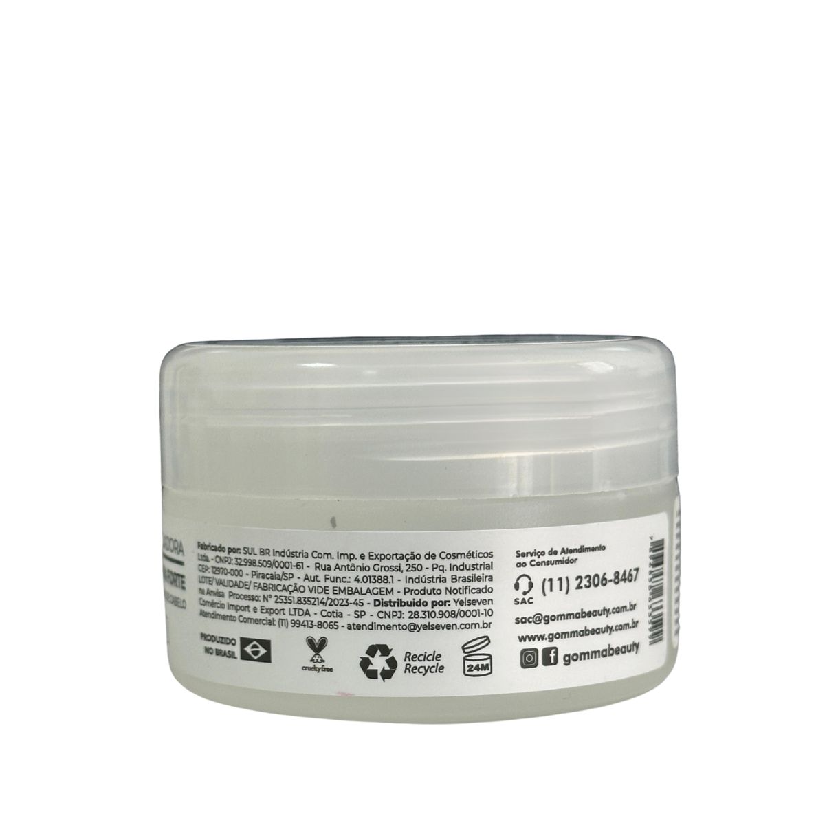 PASTA MODELADORA TRANSPARENTE GOMMA YELSEW 70G