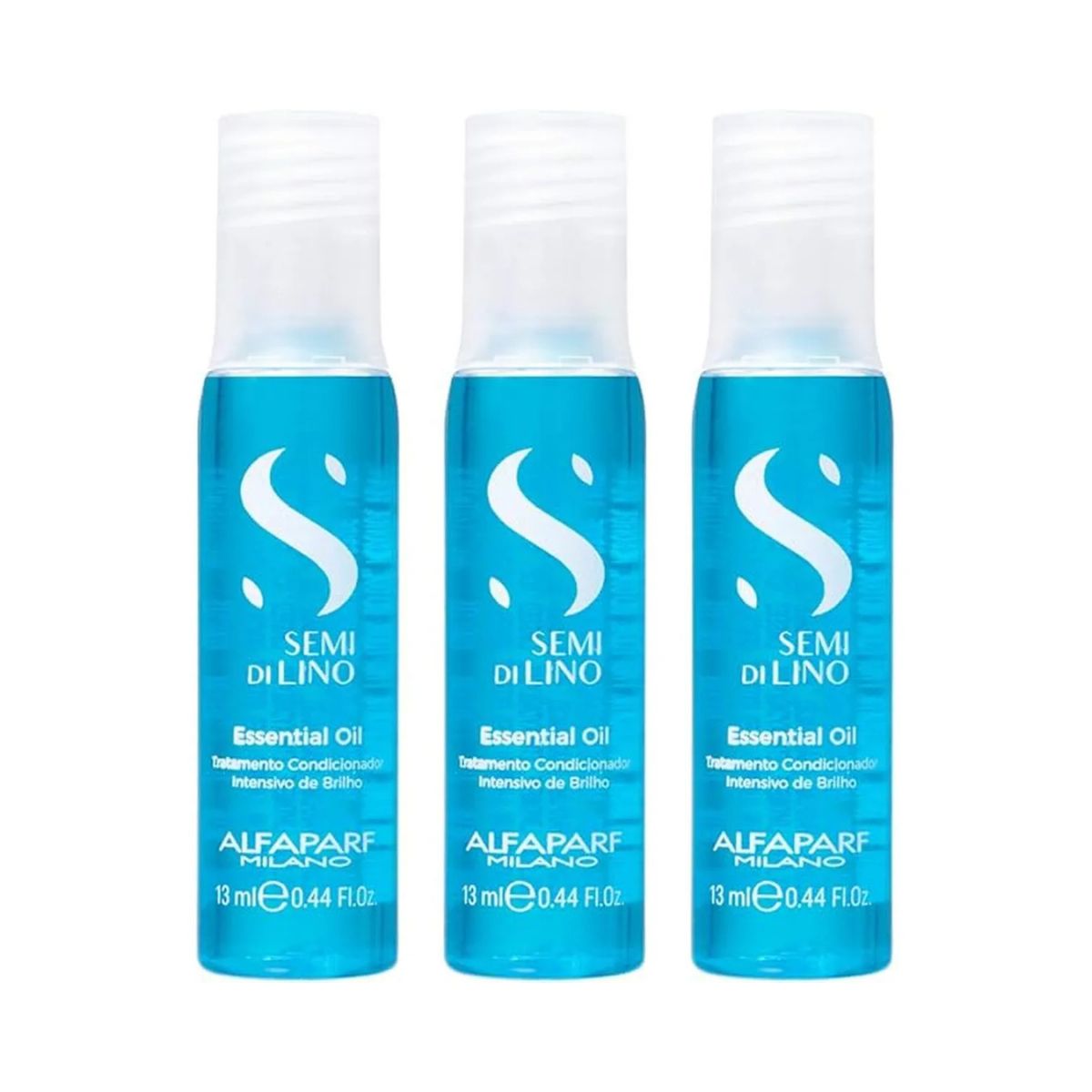 KIT ALFA PARF AMPOLA AZUL SEMI DI LINO SUBLIME ESSENTIAL OIL 03X13ML