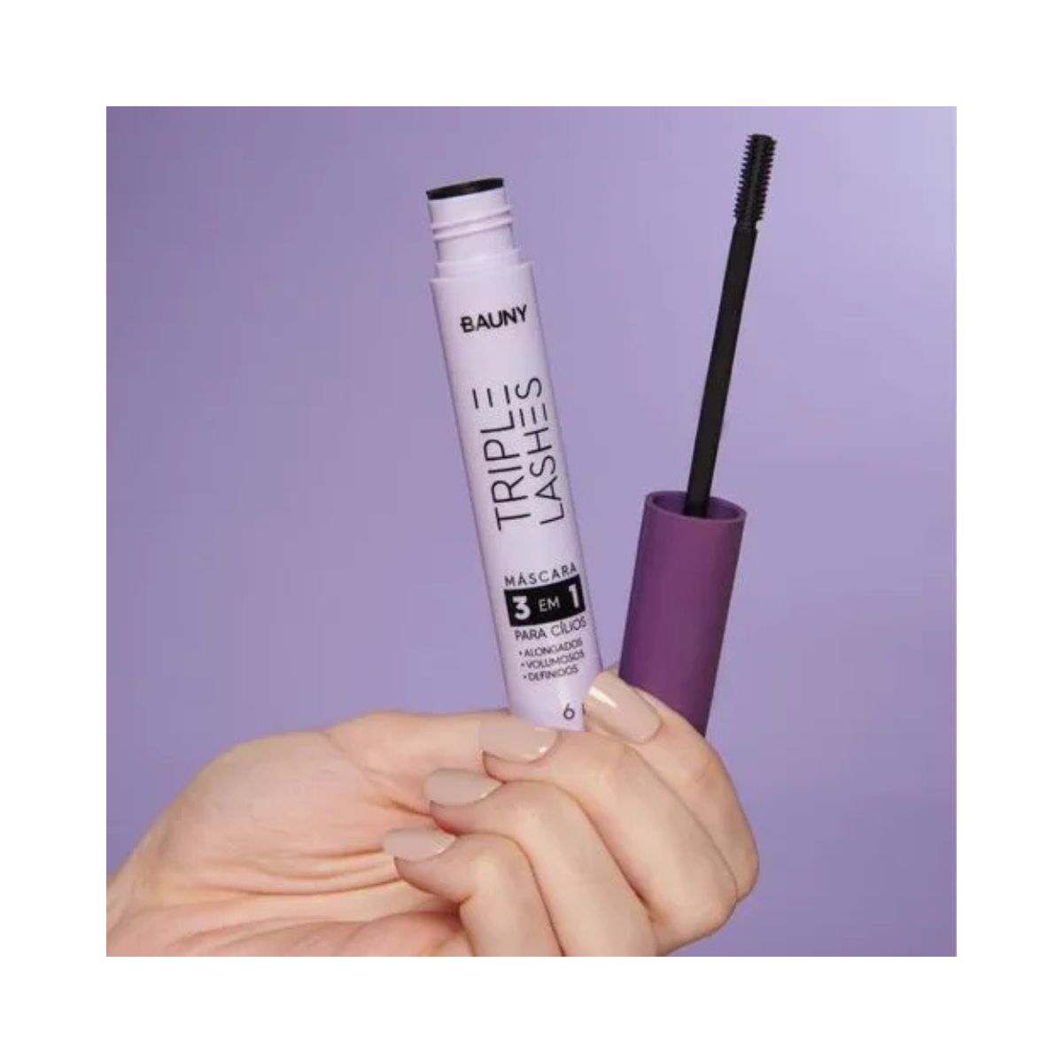 MÁSCARA CILIOS TRIPLE LASHES BAUNY 6ML