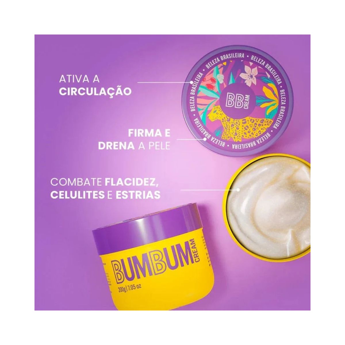 CREME CORPORAL BUMBUM CREAM BELEZA BRASILEIRA 200G
