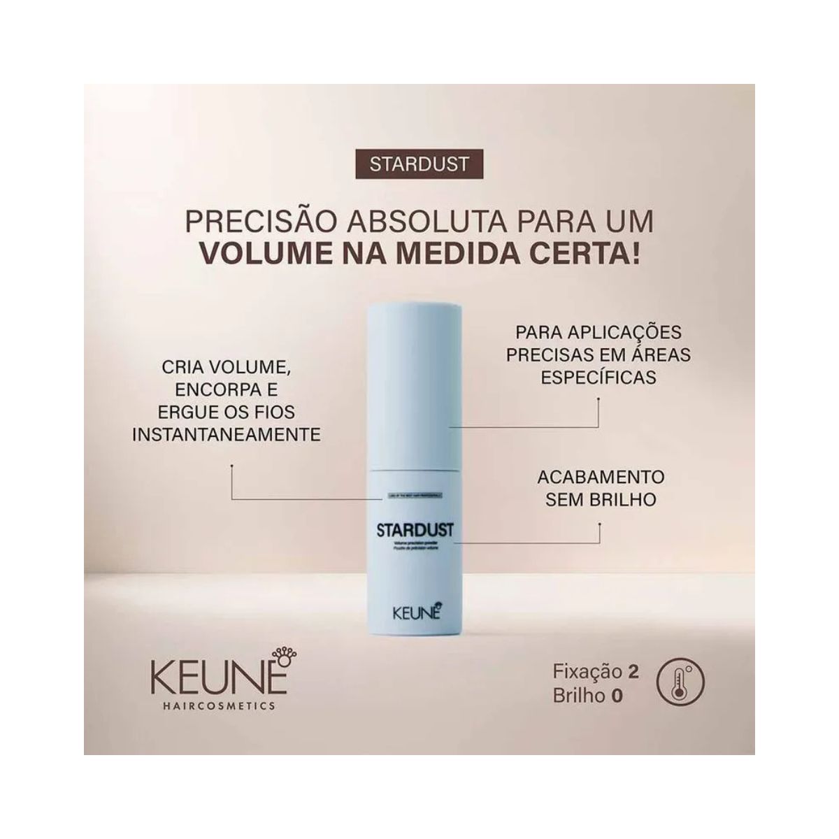 PÓ VOLUMIZADOR STARDUST KEUNE 7GR