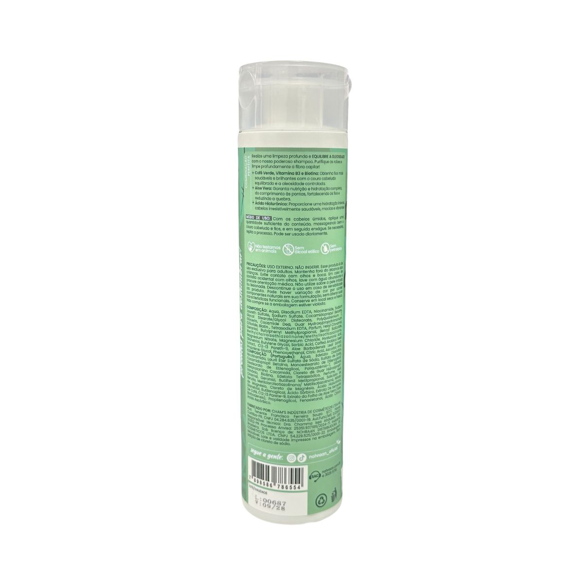 SHAMPOO CONTROLE DA OLEOSIDADE NOHRAAN 300ML