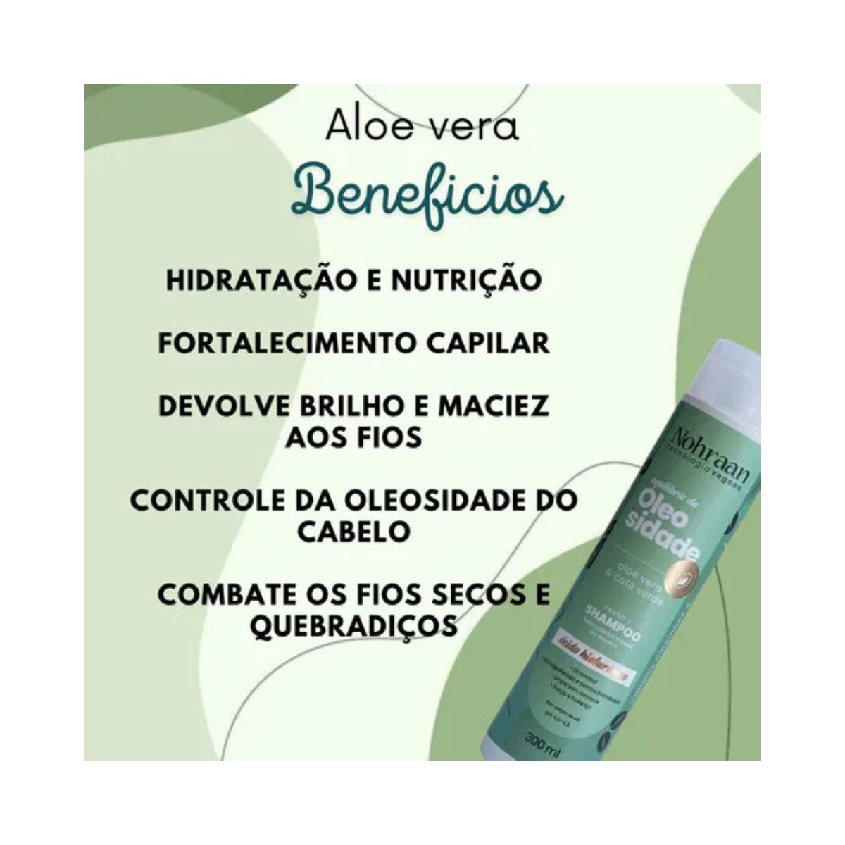 SHAMPOO CONTROLE DA OLEOSIDADE NOHRAAN 300ML