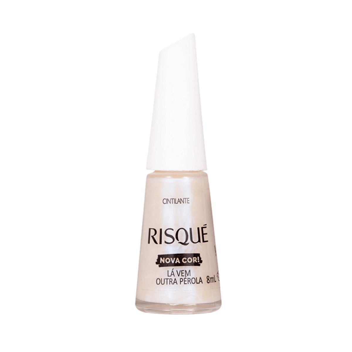 ESMALTE CINTILANTE LÁ VEM OUTRA PEROLA RISQUE 8ML