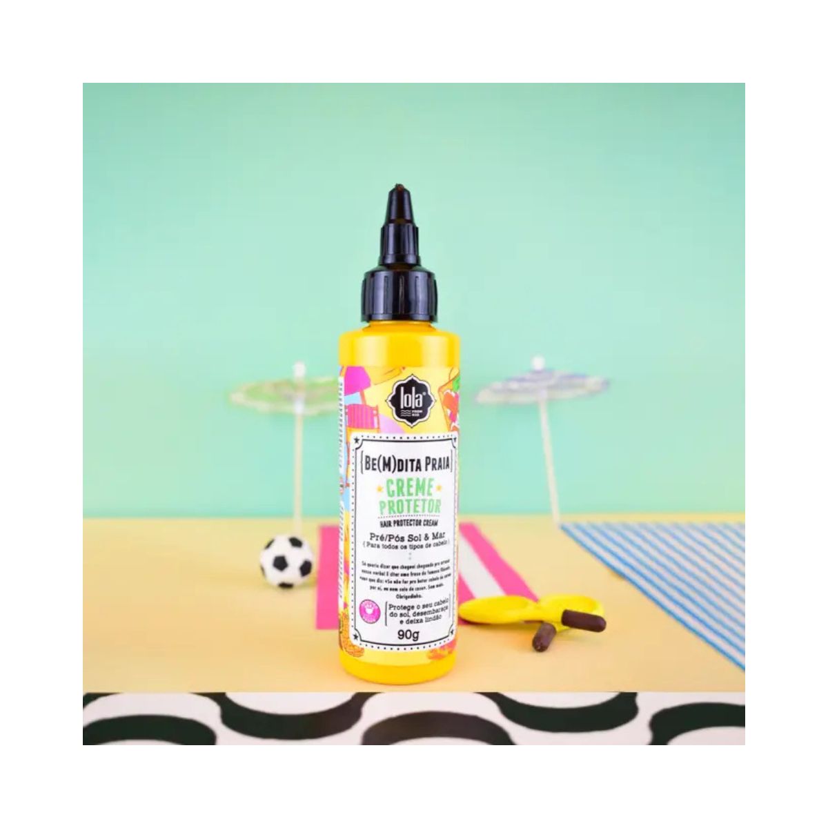 CREME PROTETOR PRÉ/PÓS SOL E MAR BEMDITA PRAIA LOLA COSMETICS 90G