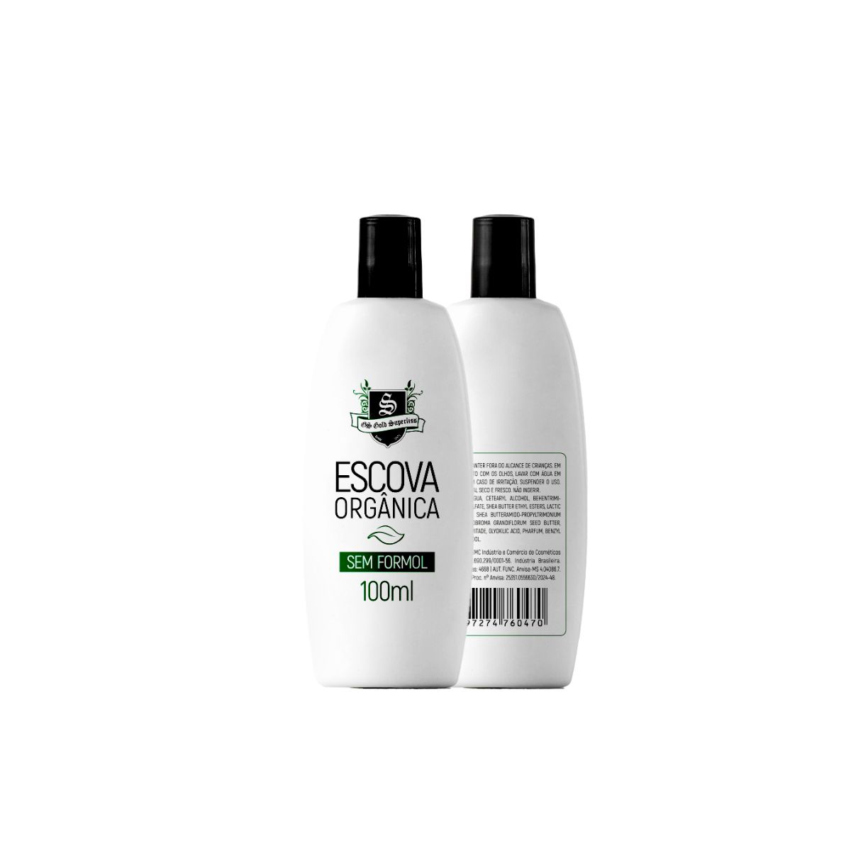 ESCOVA PROGRESSIVA SUPERLISS ORGÂNICA 100ML