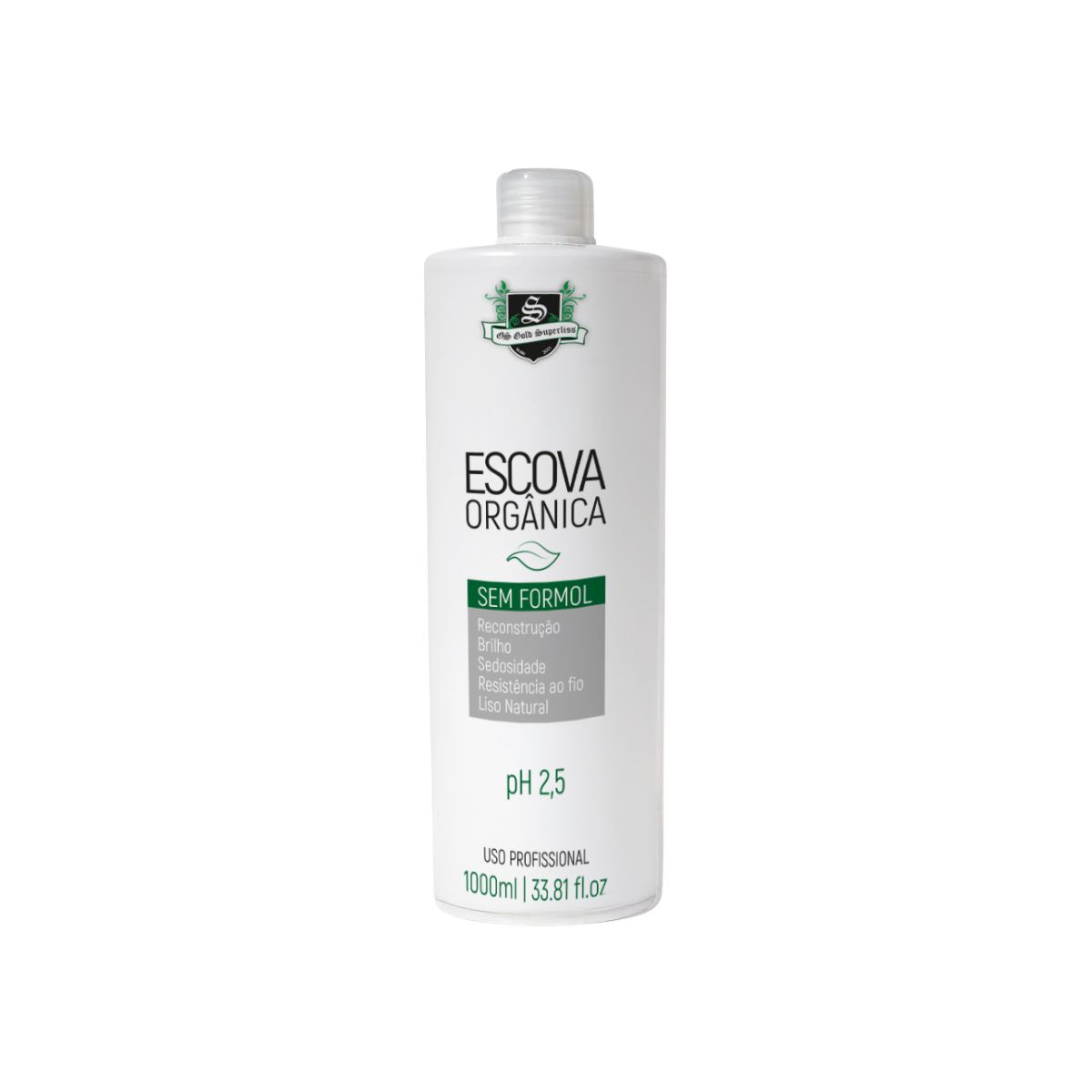 ESCOVA PROGRESSIVA SUPERLISS ORGÂNICA 1000ML