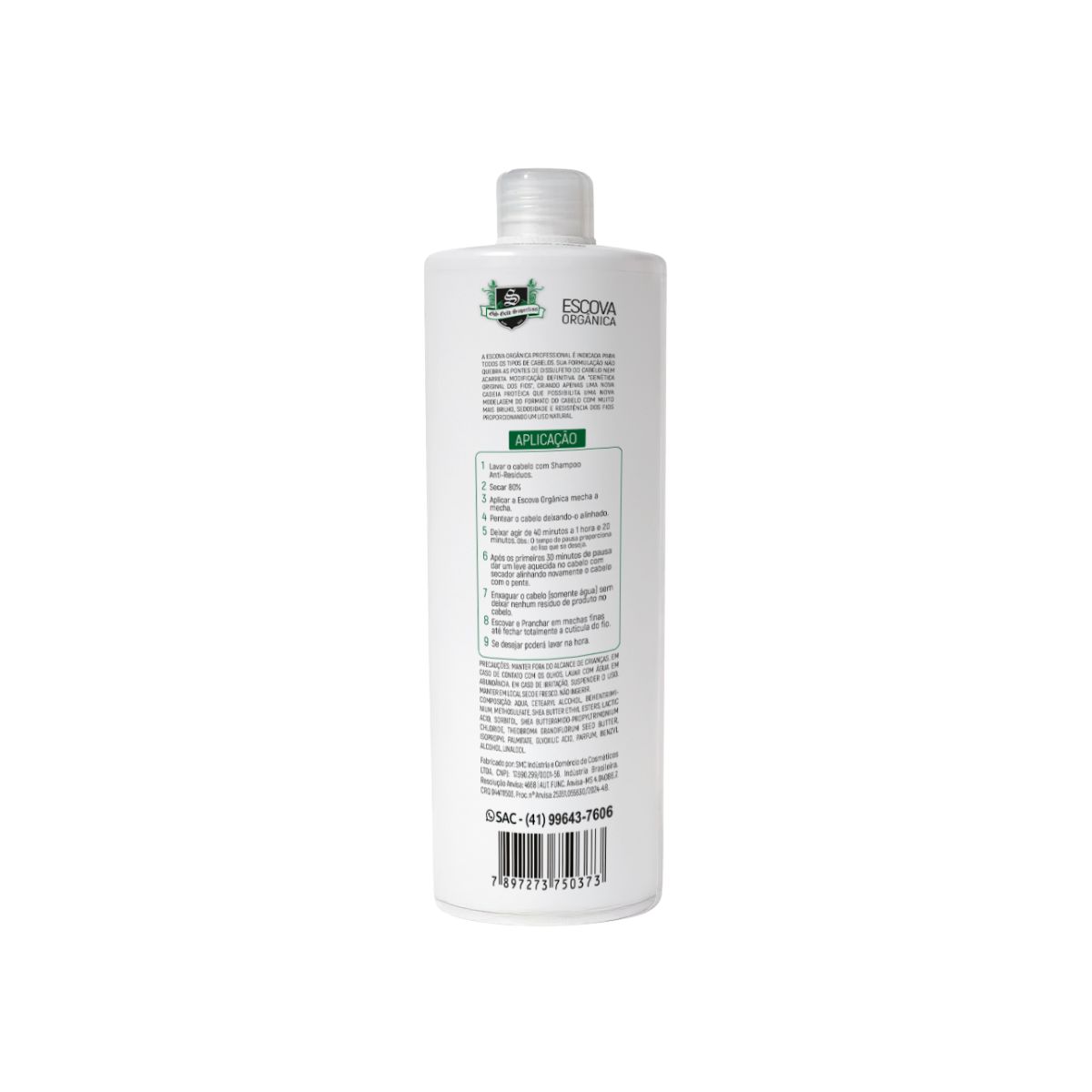 ESCOVA PROGRESSIVA SUPERLISS ORGÂNICA 1000ML