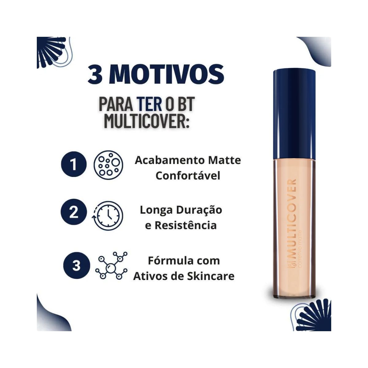 CORRETIVO LÍQUIDO MULTICOVER MATTE L20 BRUNA TAVARES 8G