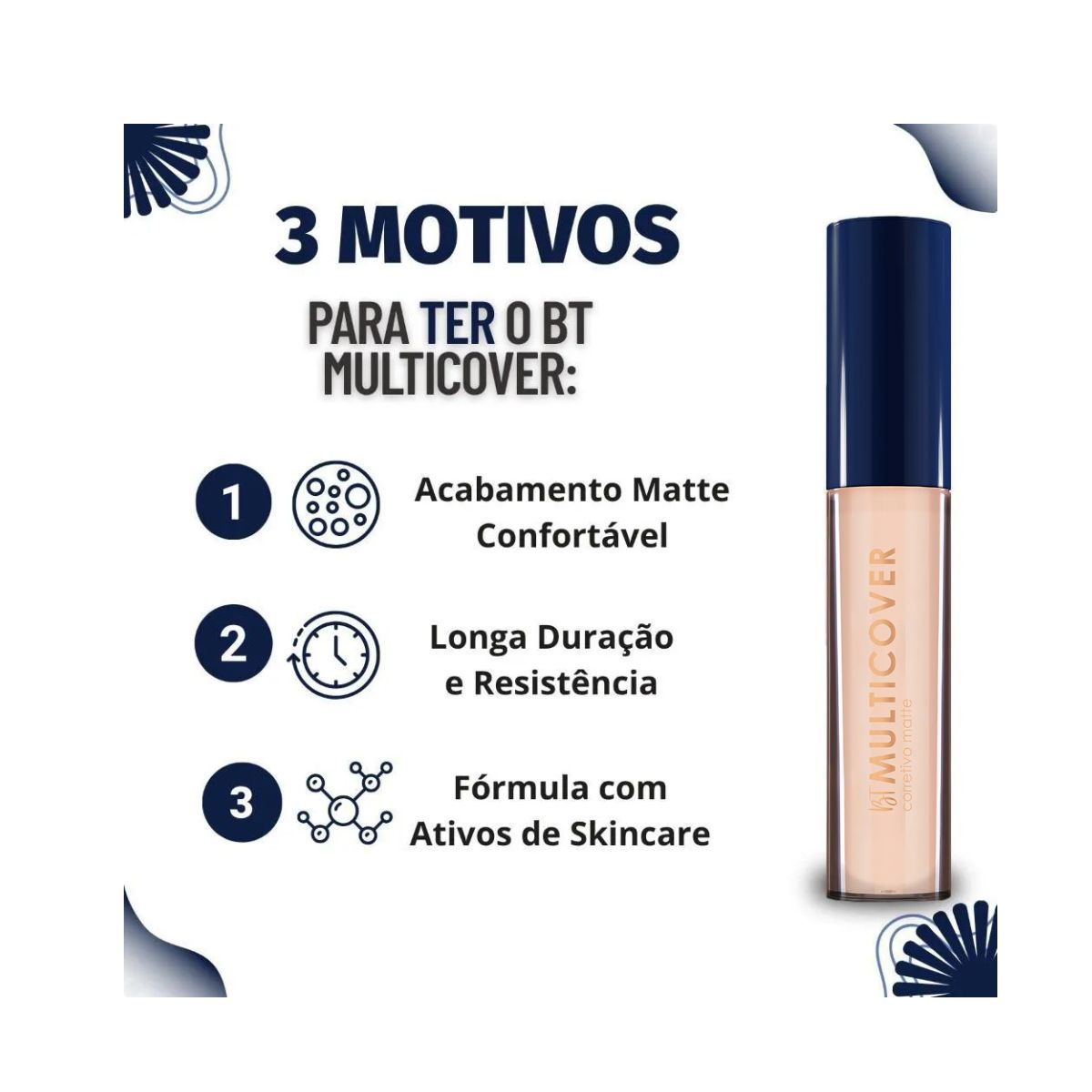 CORRETIVO LÍQUIDO MULTICOVER MATTE M10 BRUNA TAVARES 8G