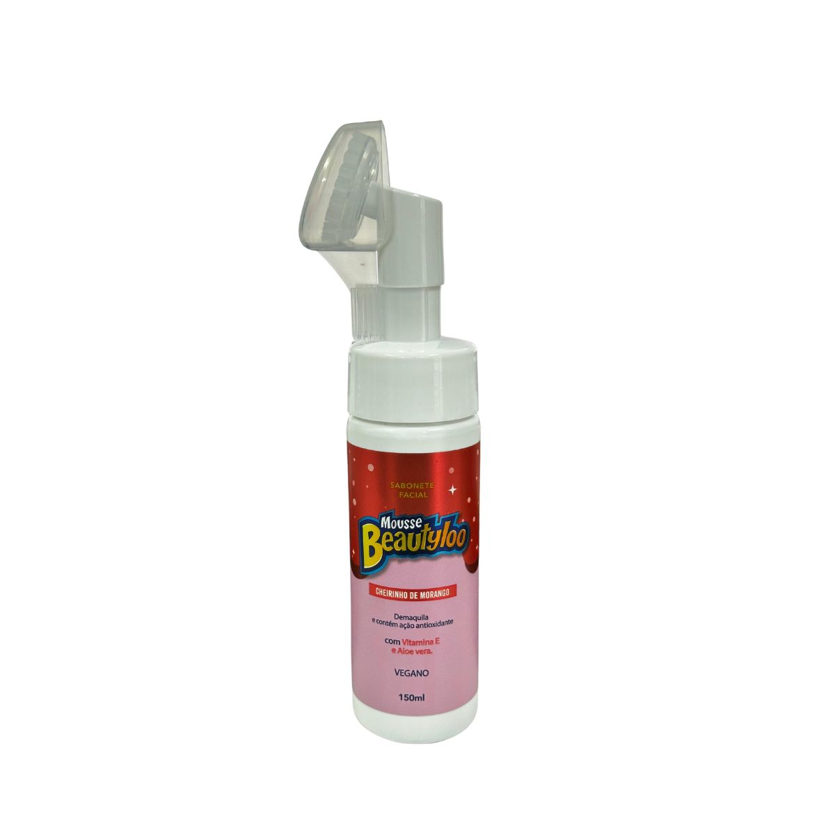 SABONETE FACIAL MOUSSE BEAUTYLOO MORANGO FACE BEAUTIFUL 150ML