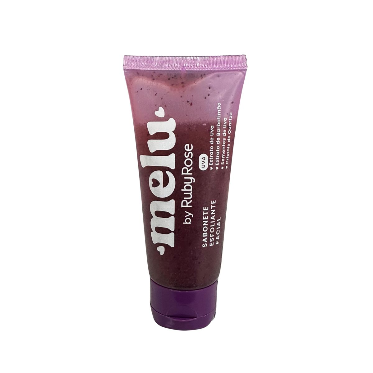 SABONETE ESFOLIANTE FACIAL UVA MELU RUBYROSE