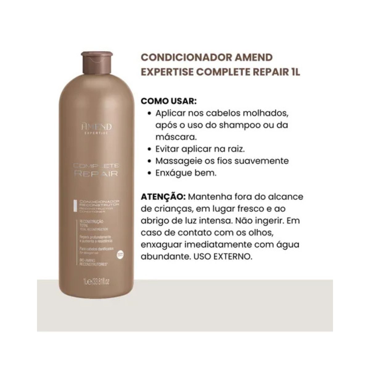 CONDICIONADOR EXPERTISE COMPLETE REPAIR AMEND 1 LITRO