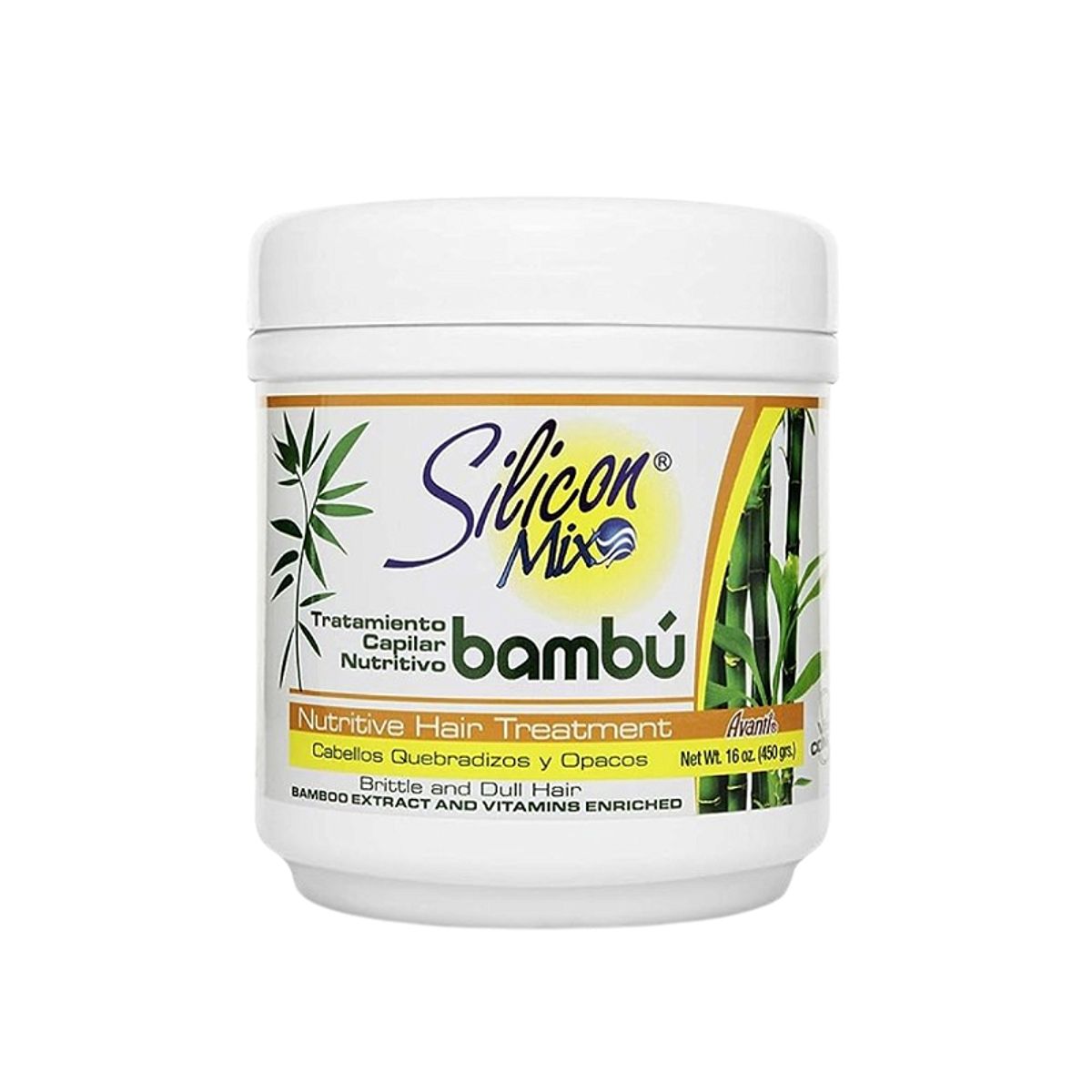 KIT SILICON MIX BAMBU 2 MSCARAS 450G TRATAMENTO CAPILAR NUTRITIVO