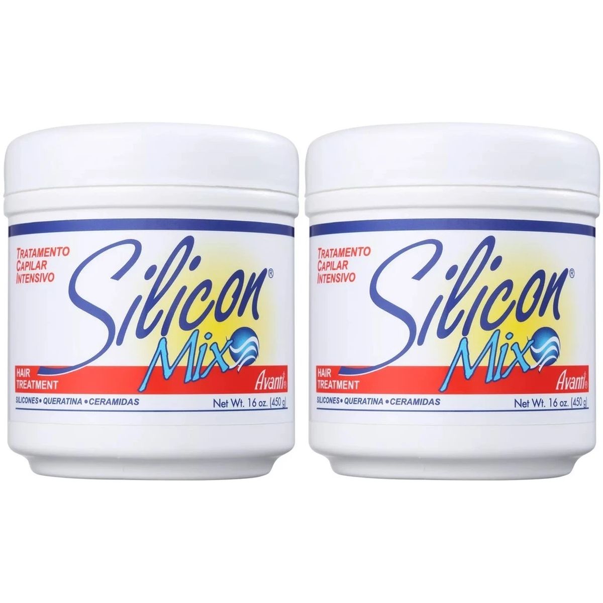 KIT SILICON MIX HIDRATANTE 2 MÁSCARAS 450G TRATAMENTO CAPILAR INTENSIVO