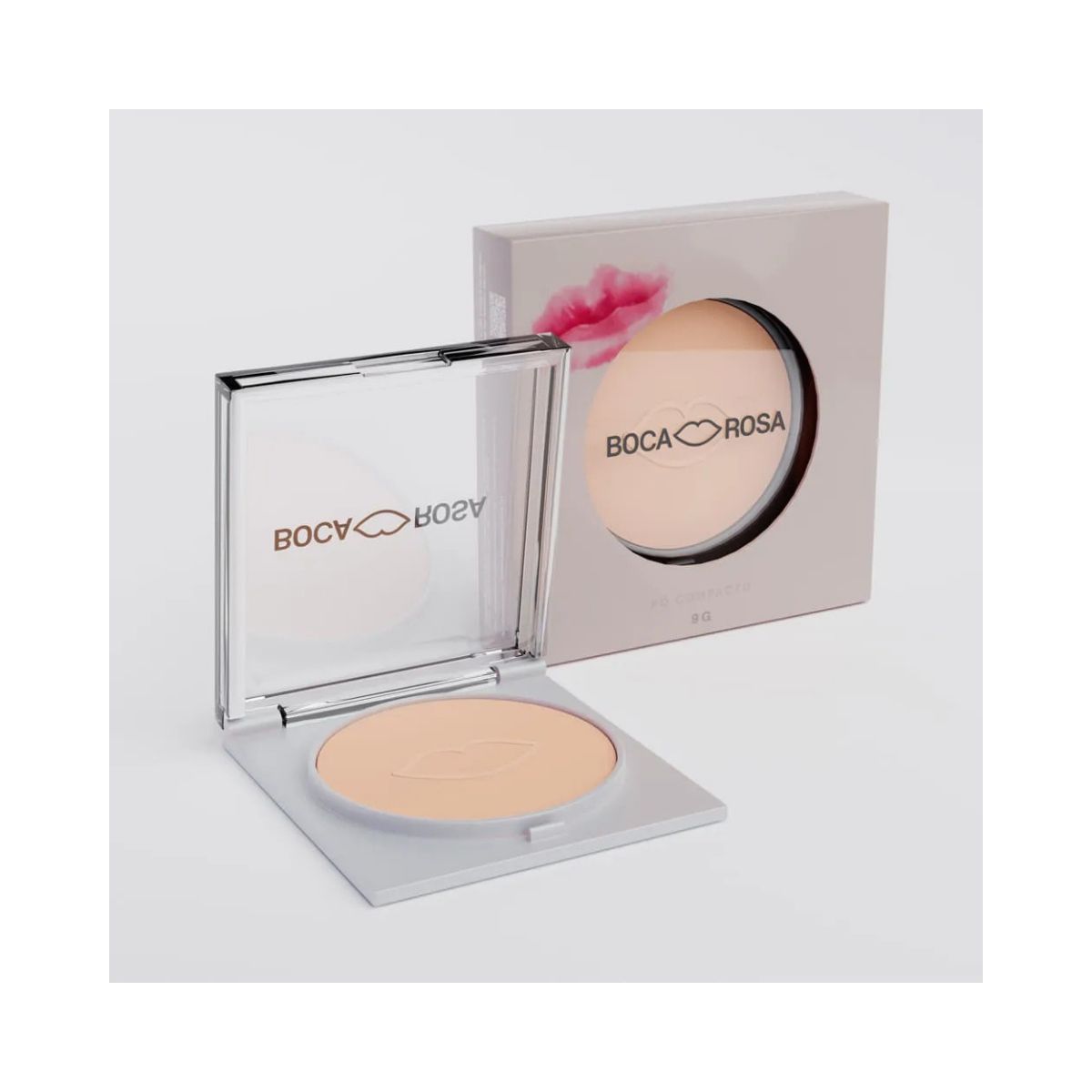 PÓ COMPACTO BOCA ROSA BR02 9G
