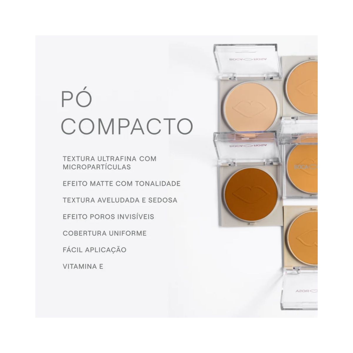 PÓ COMPACTO BOCA ROSA BR02 9G