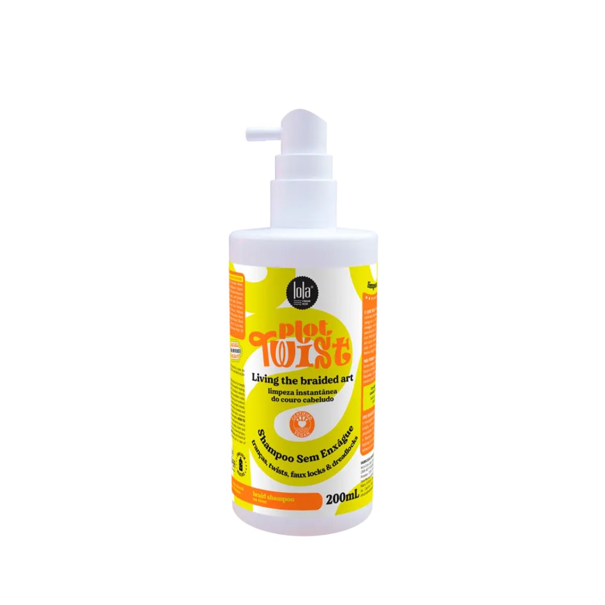 SHAMPOO SEM ENXÁGUE PLOT TWIST LOLA COSMETICS 200ML