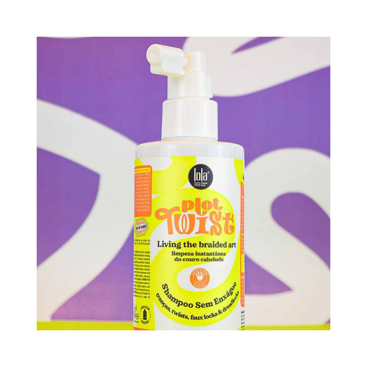 SHAMPOO SEM ENXÁGUE PLOT TWIST LOLA COSMETICS 200ML