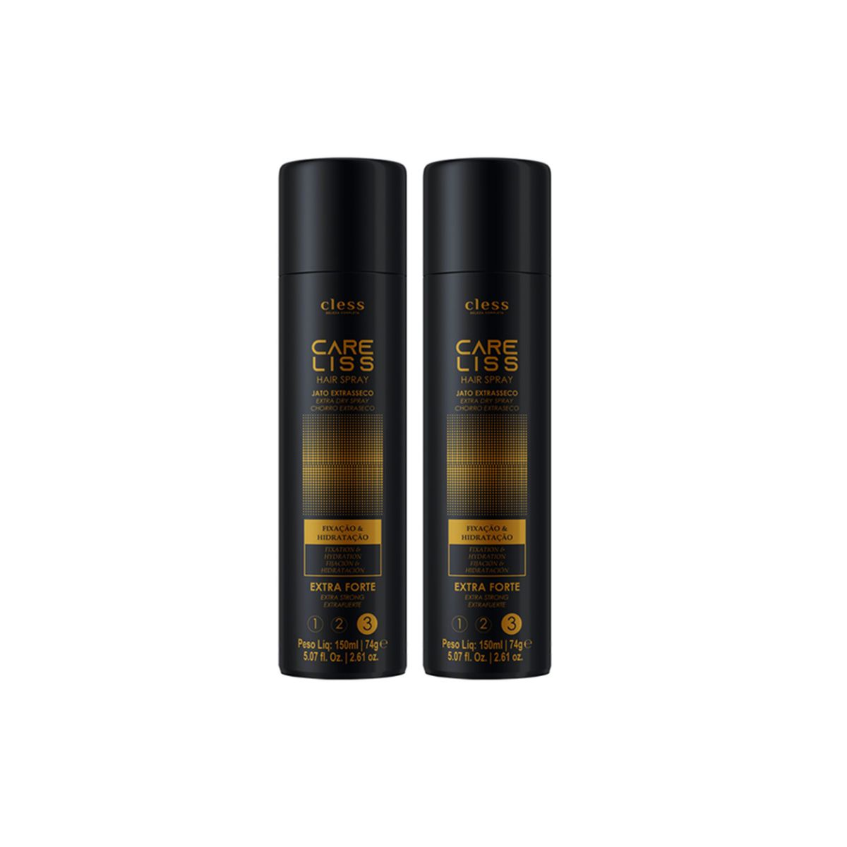 KIT C/2 SPRAY CARE LISS EXT FORTE 150ML