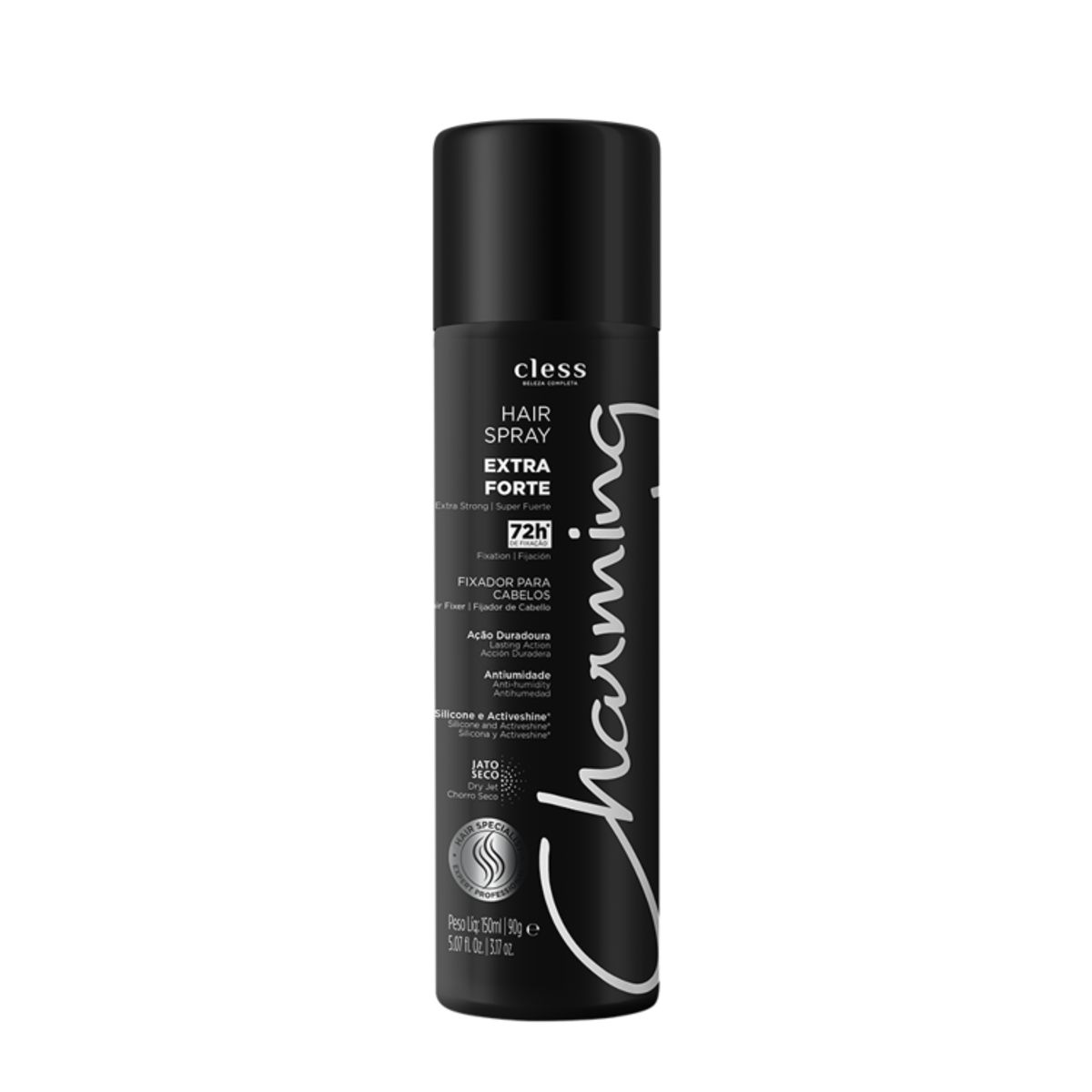 KIT C/2 SPRAY CHARMING BLACK 150ML