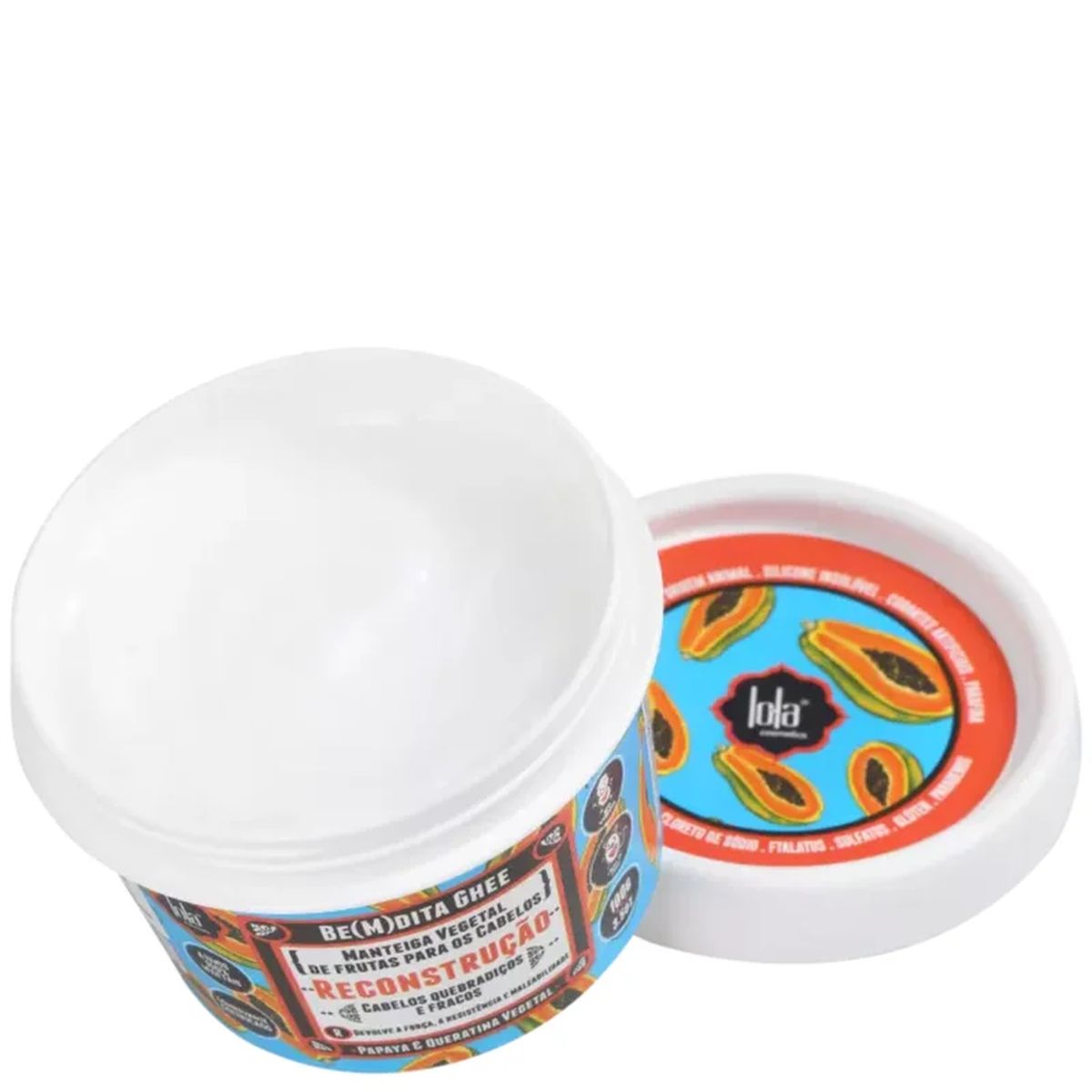 KIT LOLA 2 MÁSCARA CAPILAR BE(M)DITA GHEE RECONSTRUÇÃO 100G