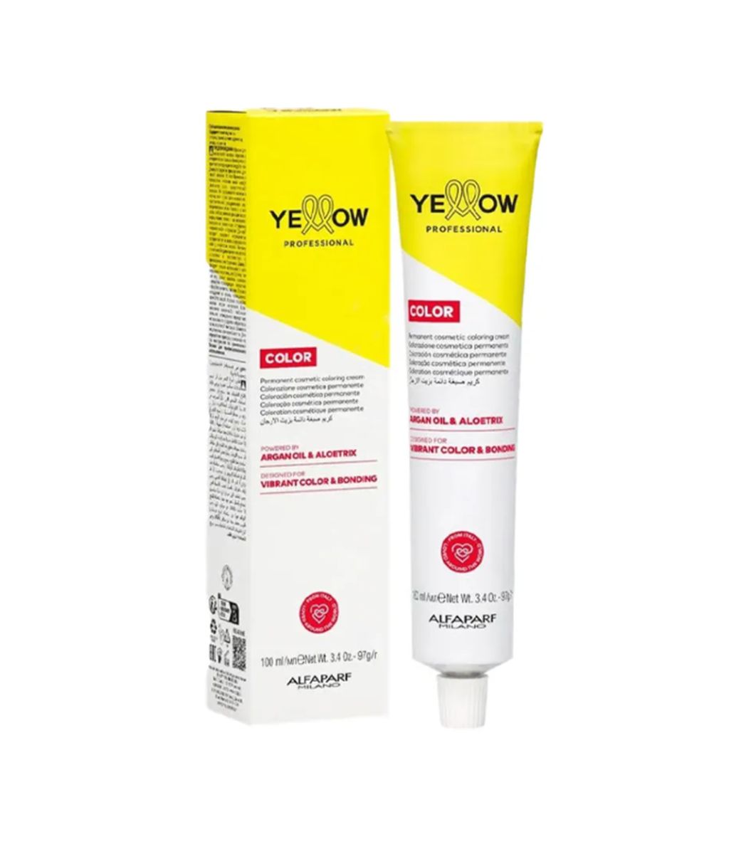 KIT YELLOW COLOR 5.22 CASTANHO CLARO IRISADO INTENSO 2 COLORAÇÃO COM 2 OX 20VOL