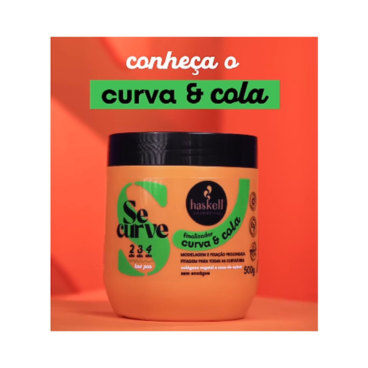 FINALIZADOR CURVA E COLA SE CURVE HASKELL 500G