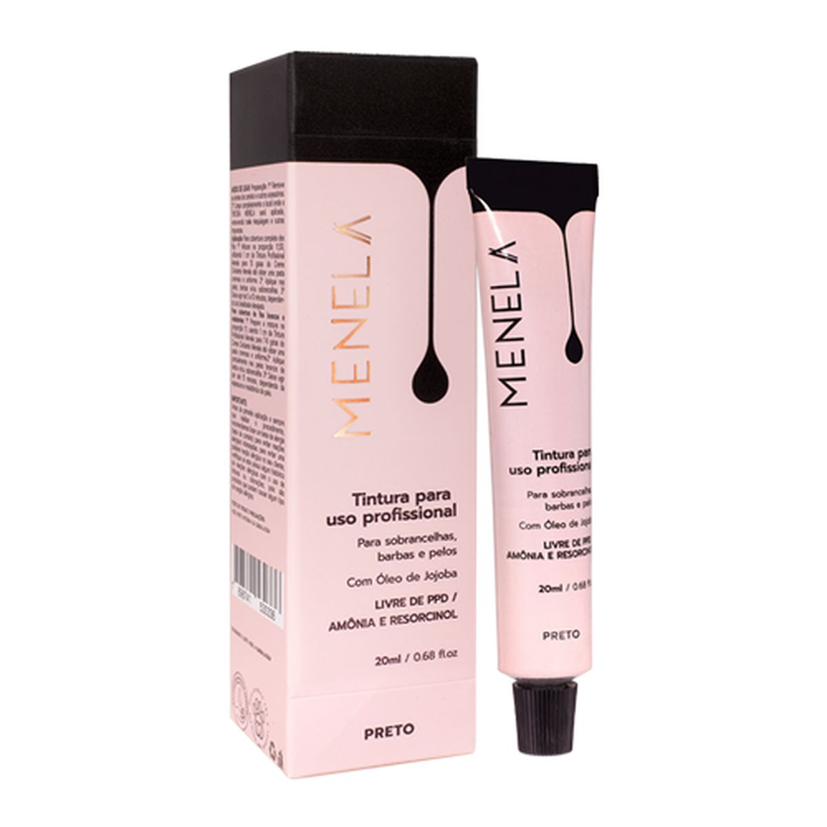 TINTURA PARA SOBRANCELHA PRETO MENELA 20ML