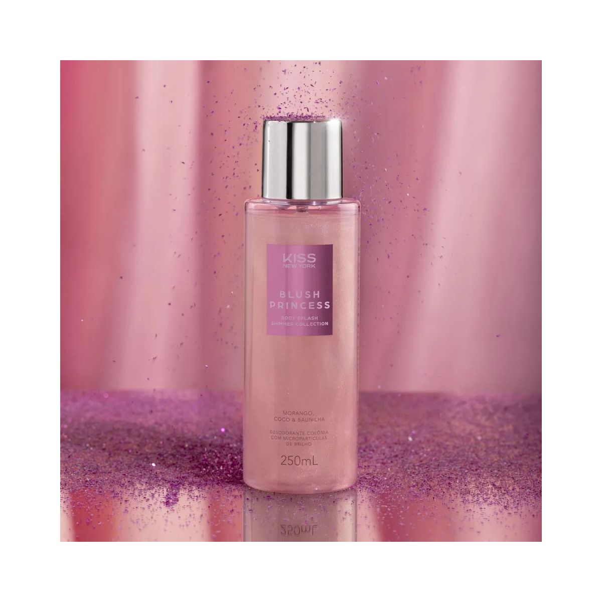 BODY SPLASH SHIMMER BLUSH PRINCESS KISS NEW YORK 250ML