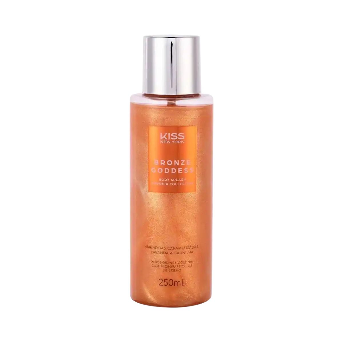 BODY SPLASH SHIMMER BRONZE GODDESS KISS NEW YORK 250ML