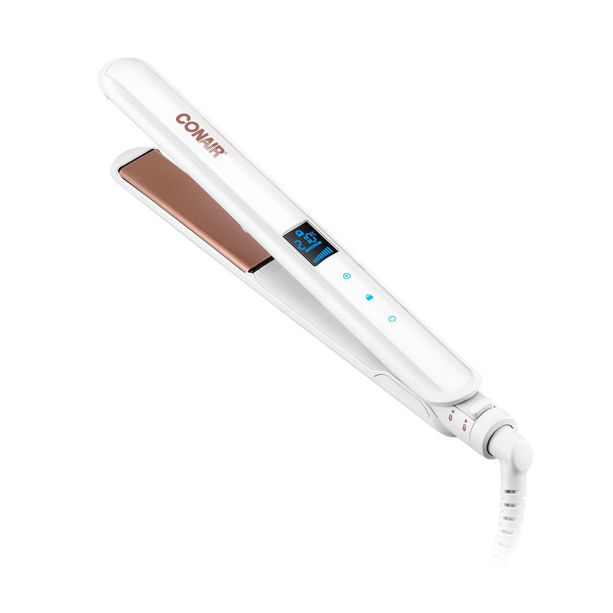 PRANCHA DE CABELO DIGITAL DOUBLE CERAMIC CONAIR 50W 25MM BIVOLT
