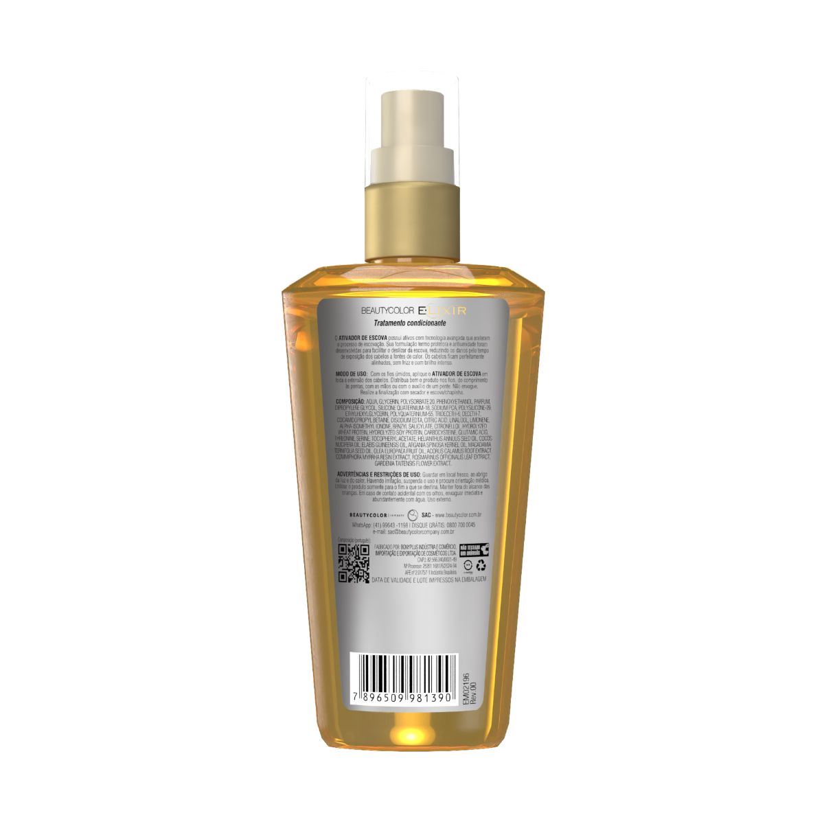 ELIXIR ATIVADOR DE ESCOVA BEAUTY COLOR 100ML