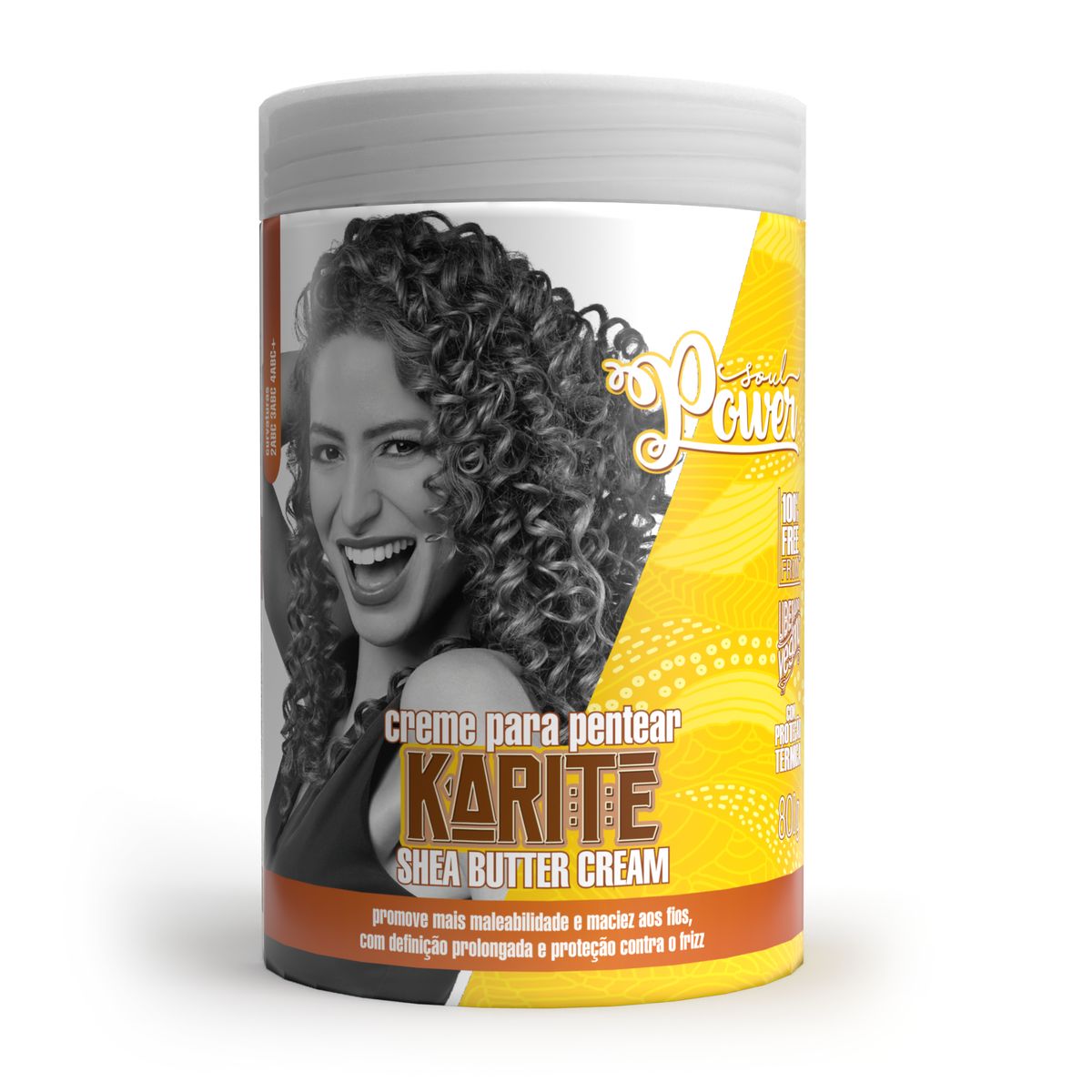 CREME PARA PENTEAR KARITÉ SHEA BUTTER CREAM SOUL POWER 800G