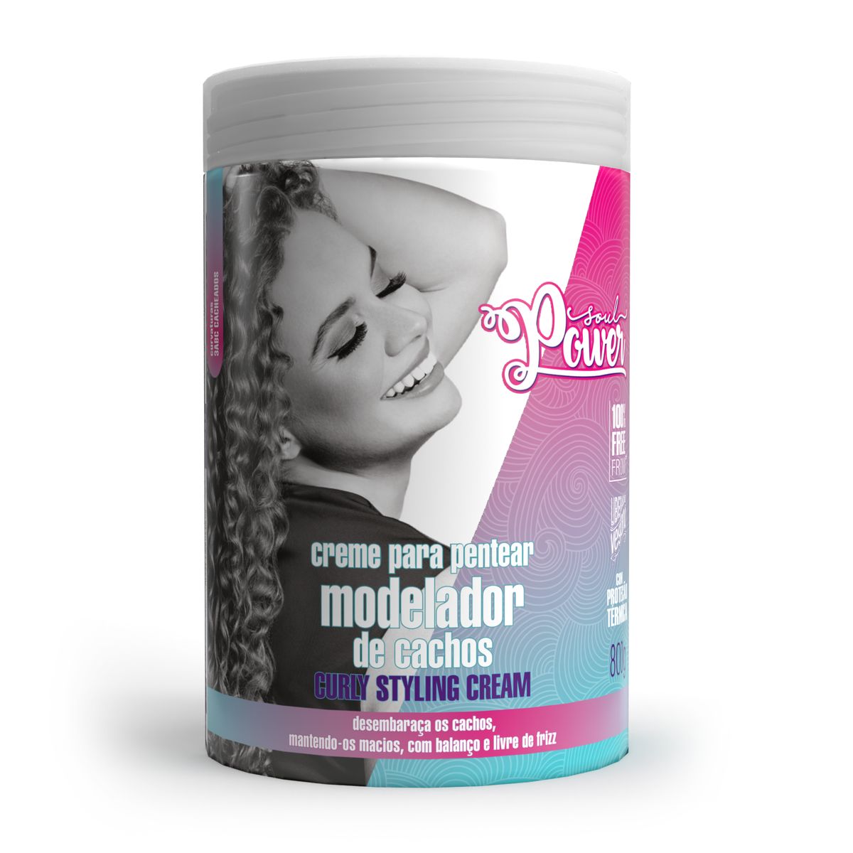 CREME PARA PENTEAR CURLY STYLING CREAM SOUL POWER 800G