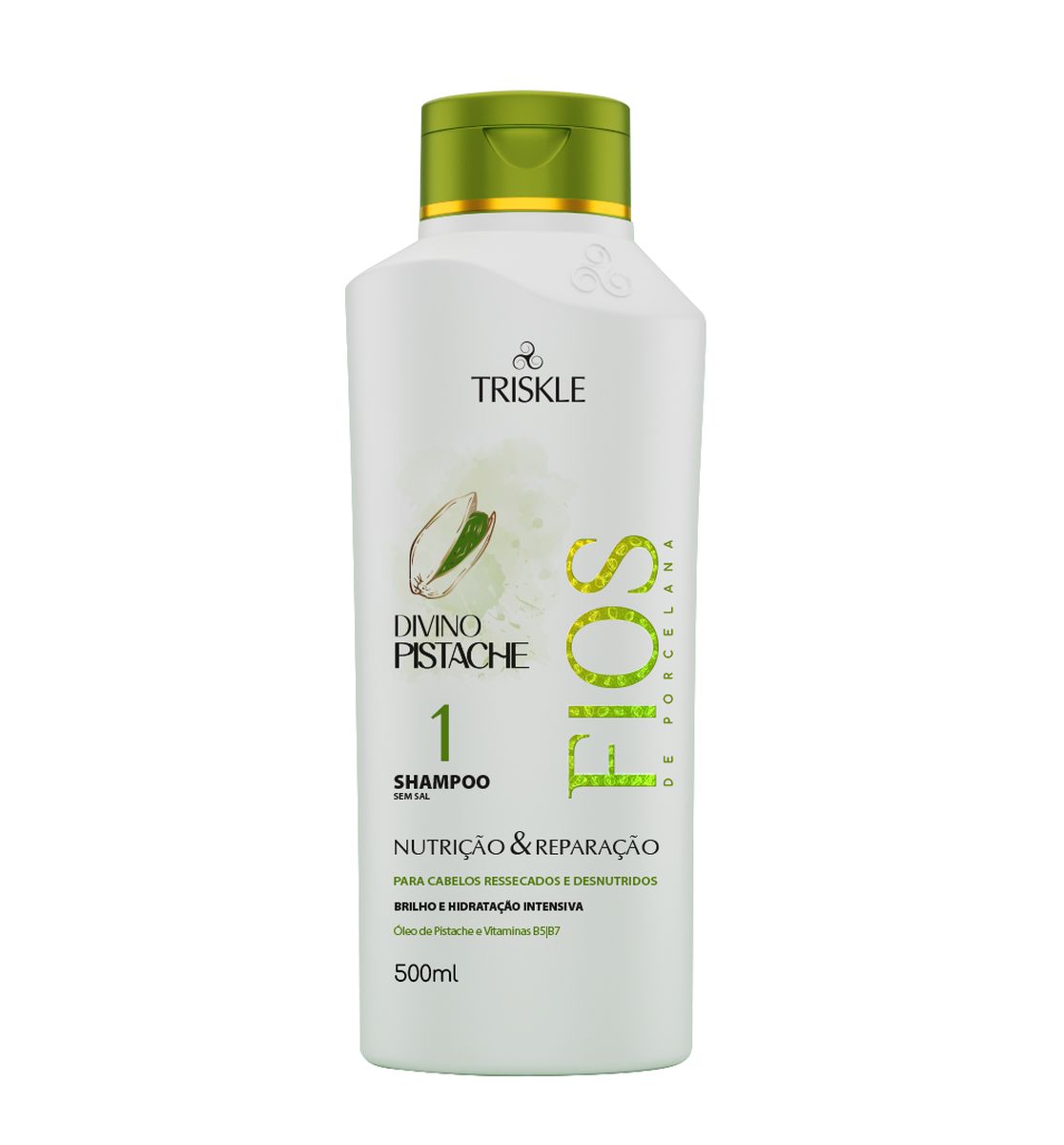 SHAMPOO FIOS DIVINO PISTACHE TRISKLE 500ML