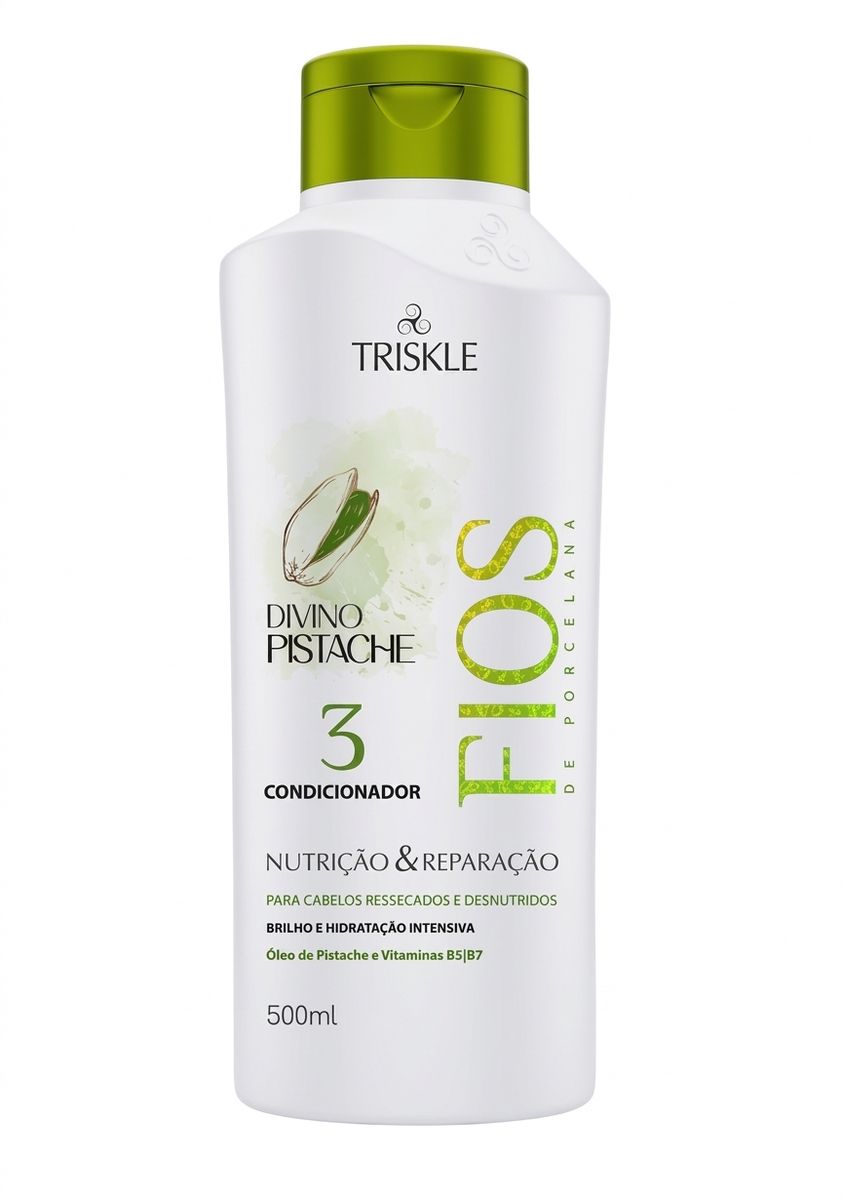 CONDICIONADOR FIOS DIVINO PISTACHE TRISKLE 500ML