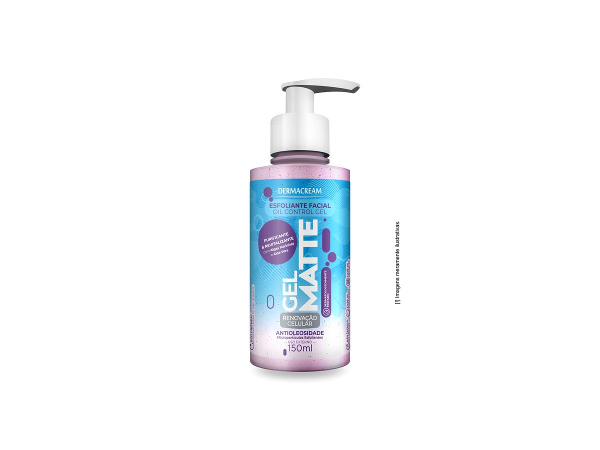 GEL ESFOLIANTE FACIAL MATTE DERMACREAM 150ML