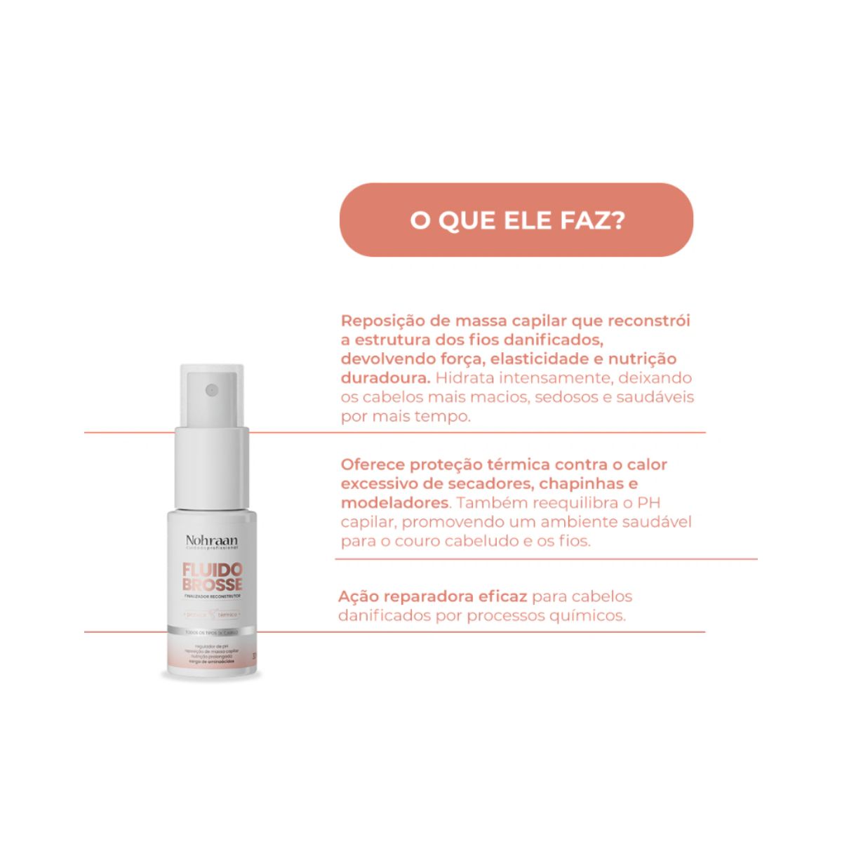 FLUÍDO BROSSE NOHRAAN 30ML