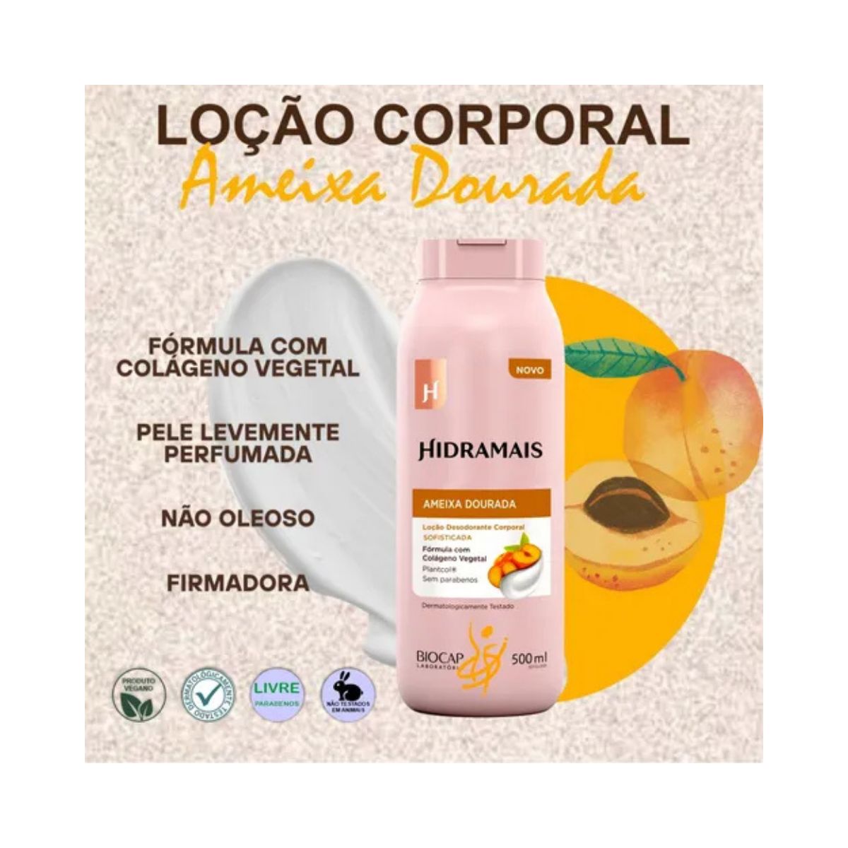 LOÇÃ AMEIXA DOURADA HIDRAMAIS 500ML