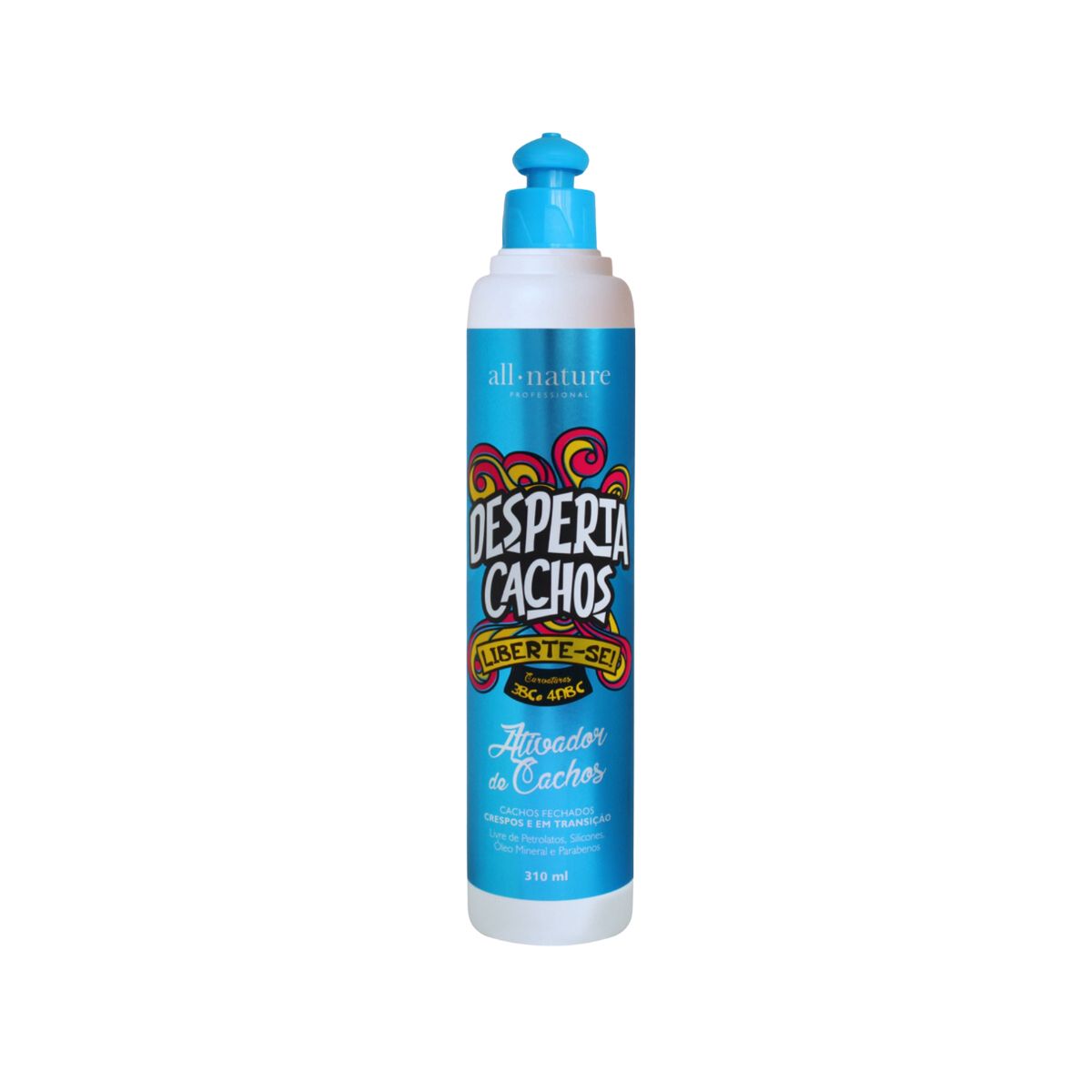 ATIVADOR DESPERTA CACHOS AZUL ALL NATURE 300ML