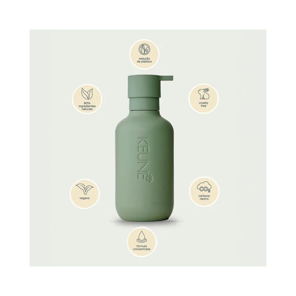 FRASCO SO PURE COM PUMP KEUNE 400ML