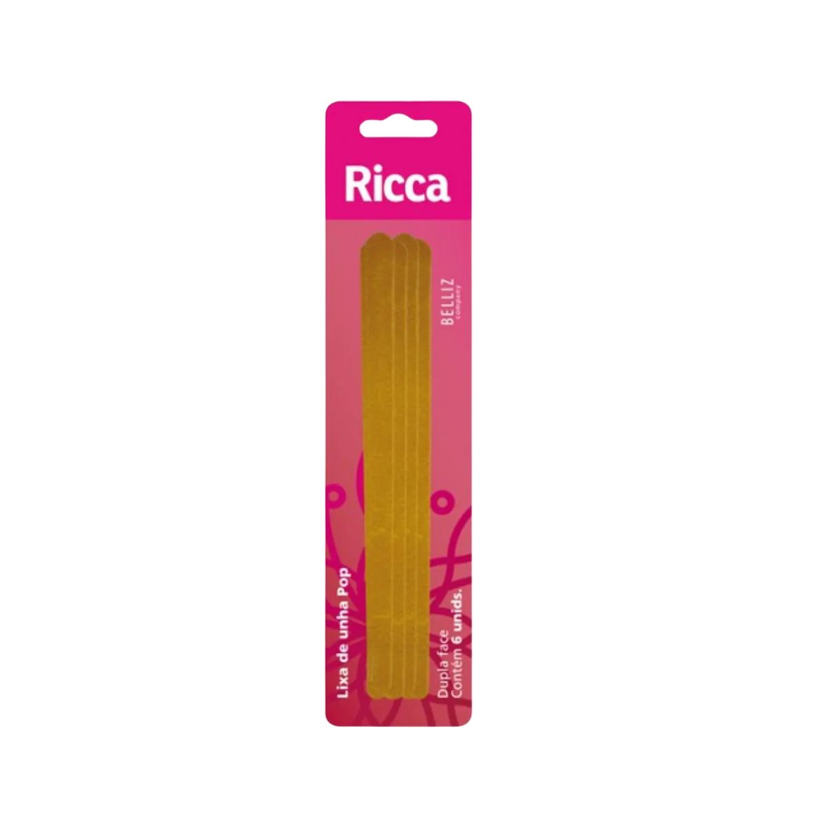 LIXA POP COM 6 UNIDADES RICCA 362