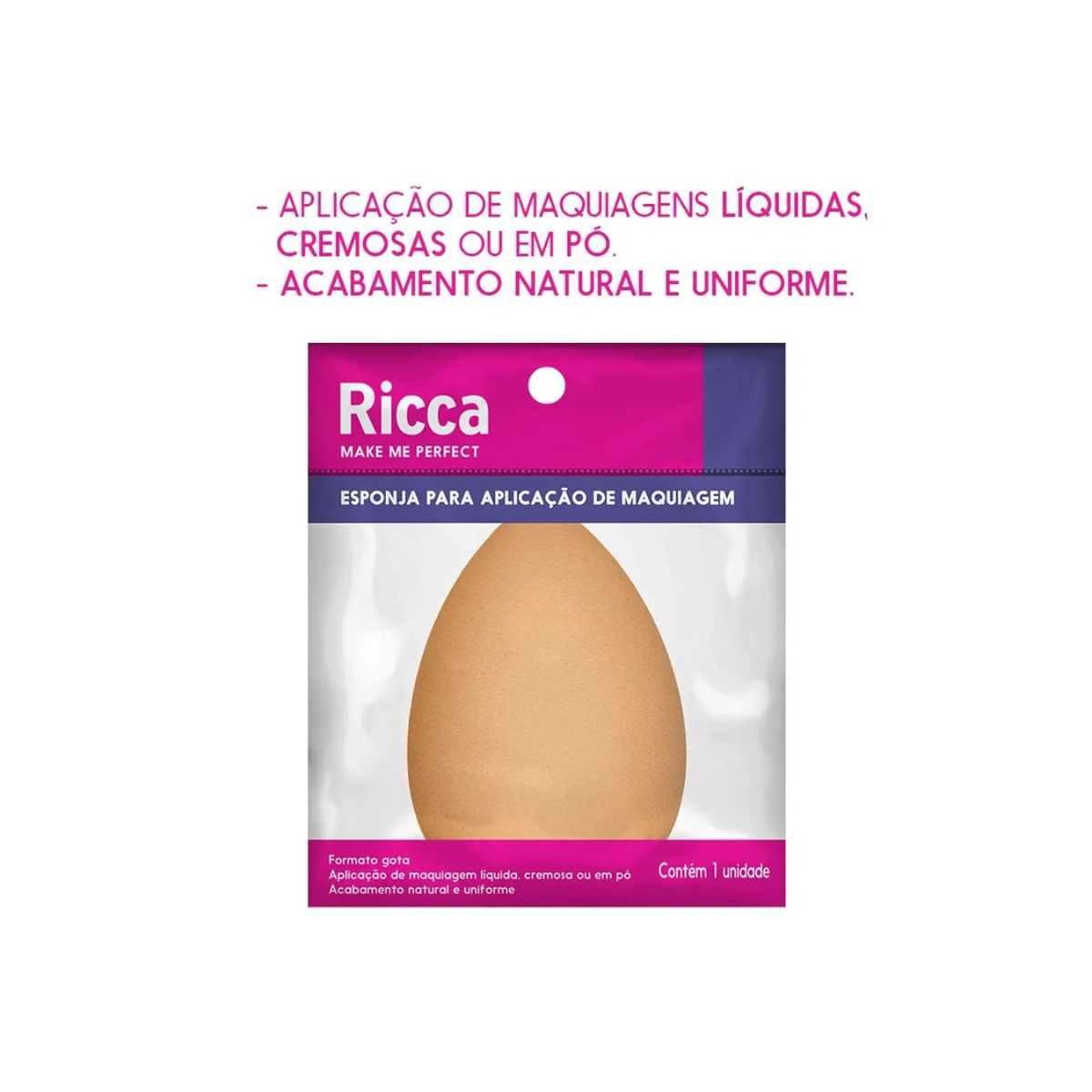 ESPONJA MAKEUP PERFECT RICCA 1798