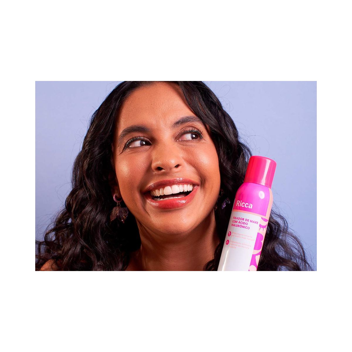 FIXADOR MAKE ÁCIDO HIALURÔNICO RICCA 150ML 2810
