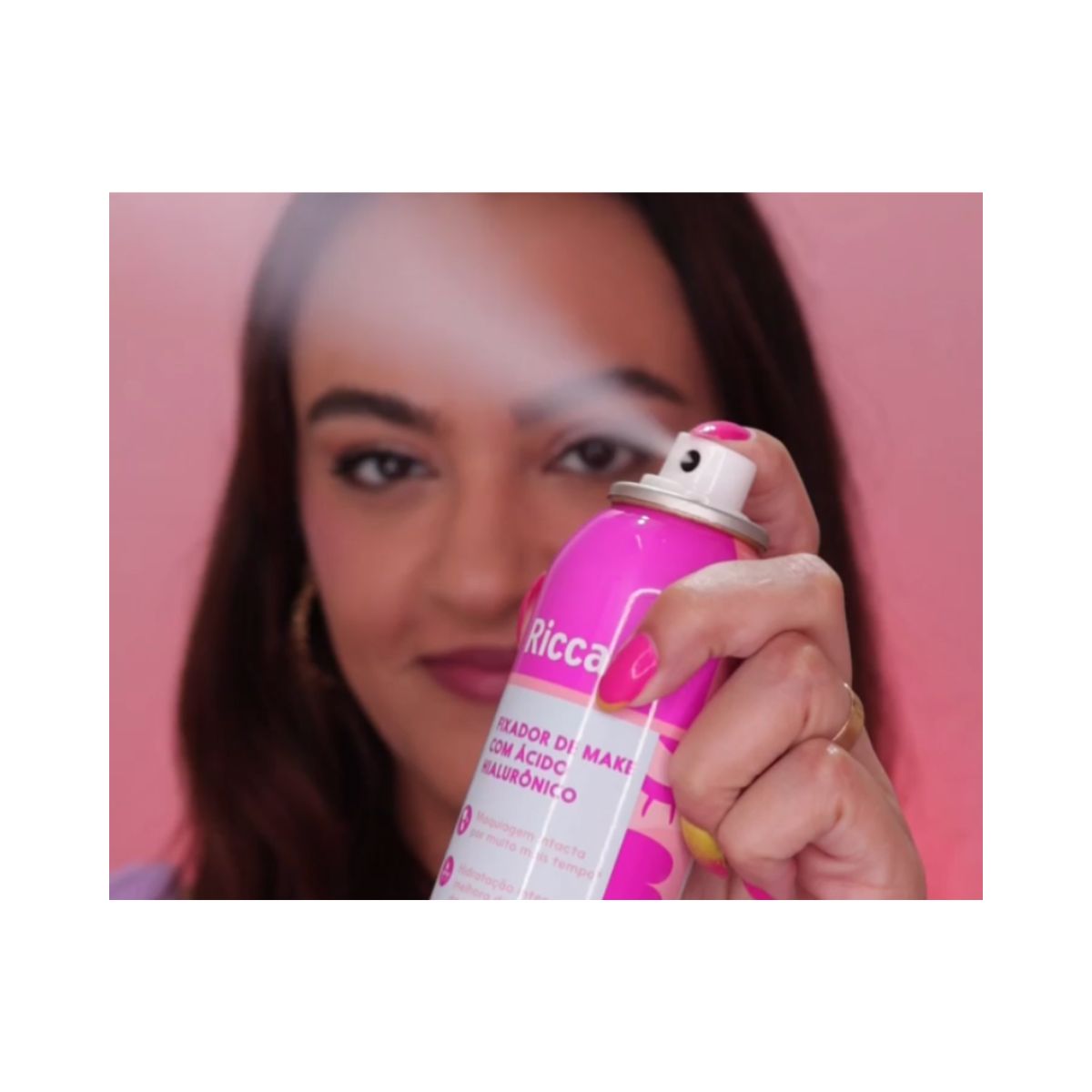 FIXADOR MAKE ÁCIDO HIALURÔNICO RICCA 150ML 2810