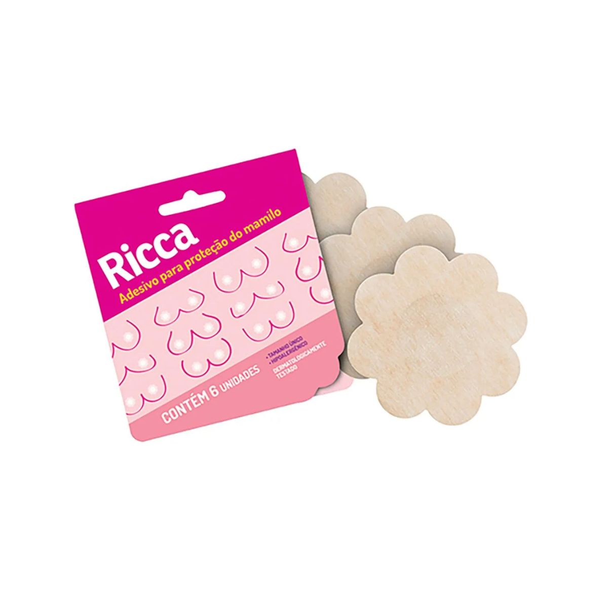 ADESIVO PROTETOR DE MAMILOS DESCARTÁVEL RICCA 3274