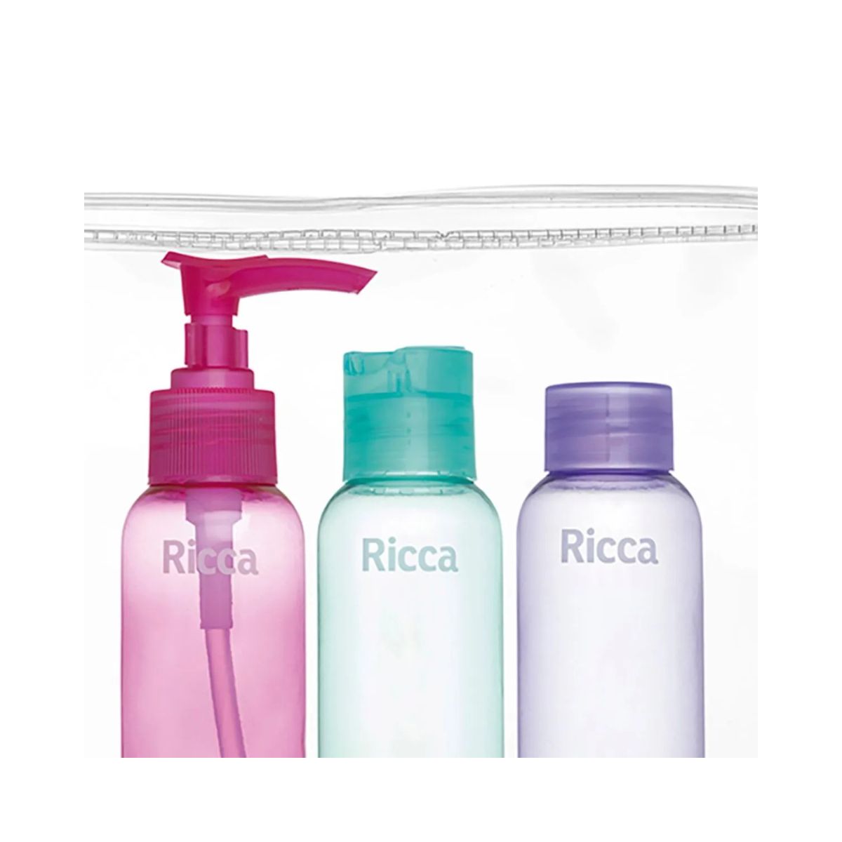 KIT 3 FRASCOS VIAGEM RICCA 3289