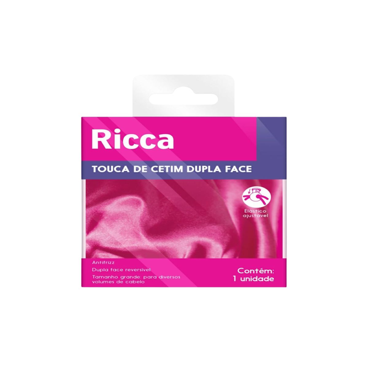 TOUCA CETIM DUPLA FACE RICCA 3434