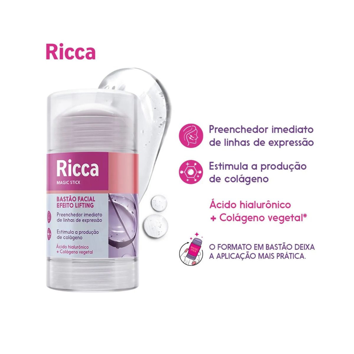 BASTÃO FACIAL LIFTING RICCA 3807